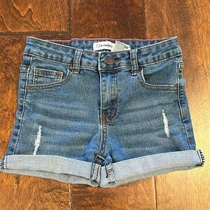 & Lovely Girls Distressed Jean Shorts